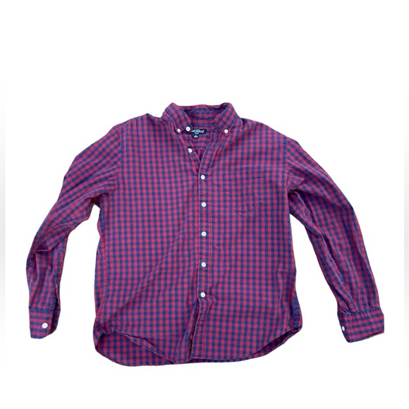 Men’s J.Crew Mercantile Flex Gingham Button Down Shirt Large - Picture 2 of 2